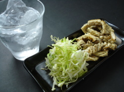 コリコリ塩焼き